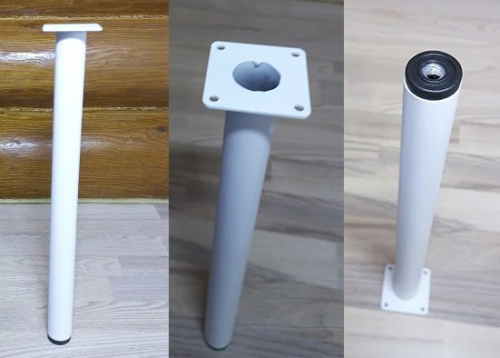 ножка круглая nk 400х30мм белый купить в https://rmkmasterium.ru/