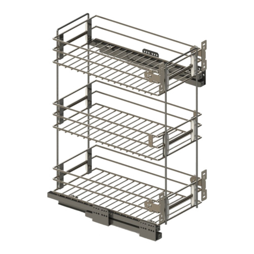 бутылочница квадро 300 без направляющих 3-х уров. (черный) купить в https://rmkmasterium.ru/