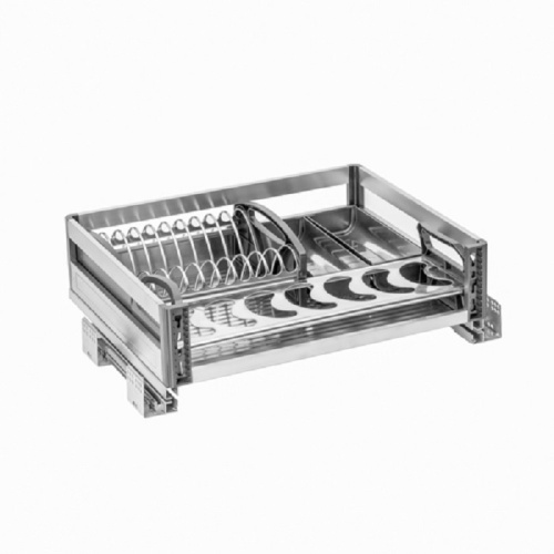 корзина выкатная 600 мм с кр.к фасаду для посуды с дов.425*564*165 нерж.сталь ss1/600ck/d купить в https://rmkmasterium.ru/