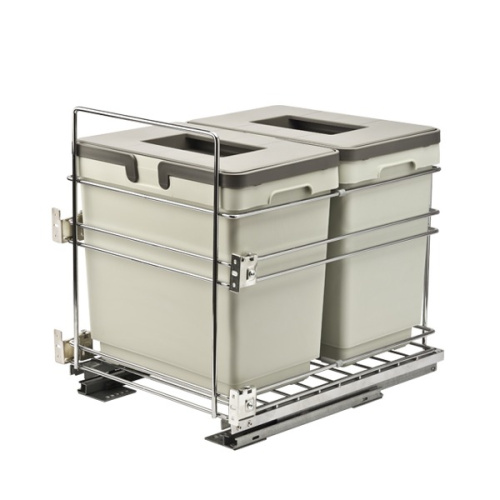 выдвижная система утилизации с двумя емкостями в базу 400 мм нижнего крепления,с доводчиком купить в https://rmkmasterium.ru/