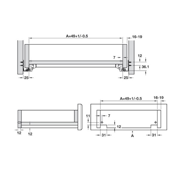 направляющие häfele полного выдвижения с доводчиком 500мм купить в https://rmkmasterium.ru/