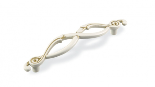 ручка скоба fs-188  96мм. золото прованс/1013 жемчужно-белый матовый (т3) купить в https://rmkmasterium.ru/