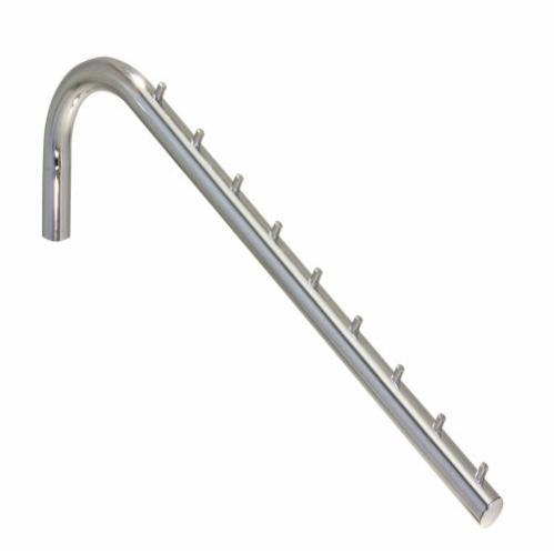 (jok47) вешалка 45° на 12 крючков хром r-37/w12 (уп.10 шт)                  купить в https://rmkmasterium.ru/