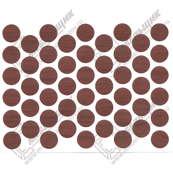 заглушки 14мм под конфермат самоклеющиеся, груша (hus pc2135 купить в магазине мебельной фурнитуры