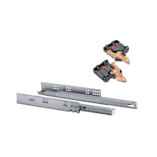 gtv направляющая modern slide полного выдвижения с доводчиком 3d скрытый монтаж l-550  купить в https://rmkmasterium.ru/