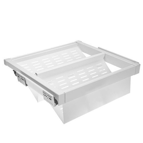 полка для обуви elite перфорированная 700 mm с доводчиком, цвет белый /wg-pobuwm70-10 купить в https://rmkmasterium.ru/