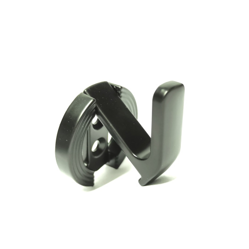 крючок однорожковый k5959mbk  матовый чёрный купить в https://rmkmasterium.ru/