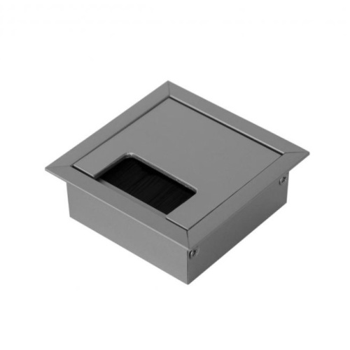 кабель-канал квадратный 80*80 мм матовый хром(sete) купить в https://rmkmasterium.ru/