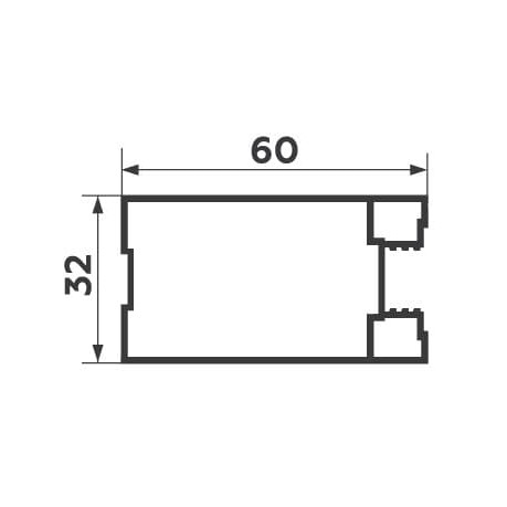 профиль вертикальный "п" серебро 5,4 м купить в https://rmkmasterium.ru/