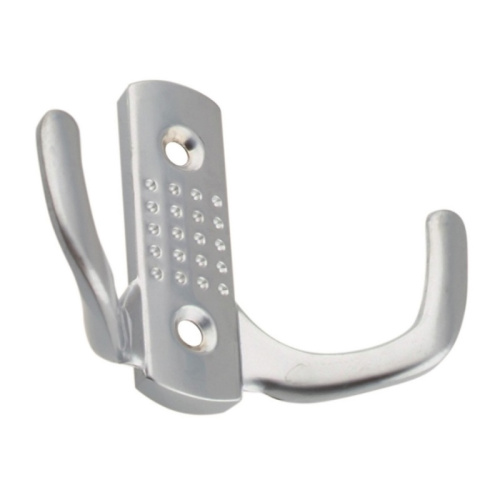 крючок двухрожковый 20-0342-000-08 матовый хром купить в https://rmkmasterium.ru/