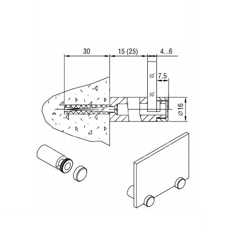 держатель 5.27; l=15 мм (01) купить в https://rmkmasterium.ru/