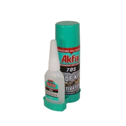 мгновенный клей "akfix" 400ml+100g купить в https://rmkmasterium.ru/
