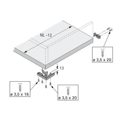 комплект фиксаторов quadro надвижного монтажа для деревянных ящиков, дно заподлицо купить в https://rmkmasterium.ru/