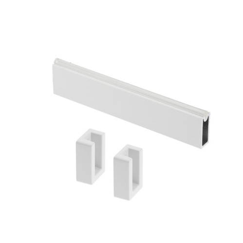 штанга гардеробная прямоугольная с антискольз.вставкой 12*32 цвет белый (wg-rrpset-b-10) купить в https://rmkmasterium.ru/