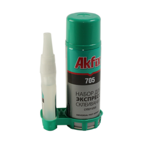 мгновенный клей "akfix" 200ml+50g купить в https://rmkmasterium.ru/