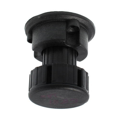 опора кухонная регулир. (60-80 мм)  черный (уп. 100 шт.) купить в https://rmkmasterium.ru/