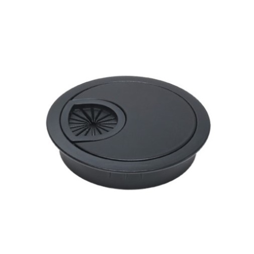 заглушка кабель-канала,металлическая,круглая,d=60 мм,черный купить в https://rmkmasterium.ru/