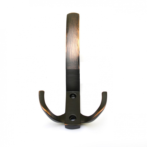 крючок трехрожковый k2346orb 73х145мм. черно-красная бронза матовая купить в https://rmkmasterium.ru/