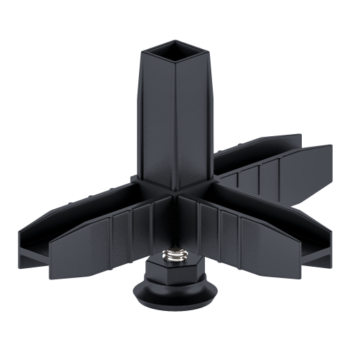 коннектор 4 с регулируемой опорой (графит) купить в https://rmkmasterium.ru/