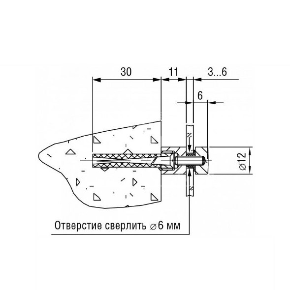 держатель 5.16 м 02 золото, d=12 мм;l=10 мм;s=3-8 мм для стекла купить в https://rmkmasterium.ru/