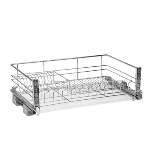 корзина выкатная 800 мм с креп.к фасаду для посуды с поддоном с дов.765*450*215 ls1/800ck/d купить в https://rmkmasterium.ru/