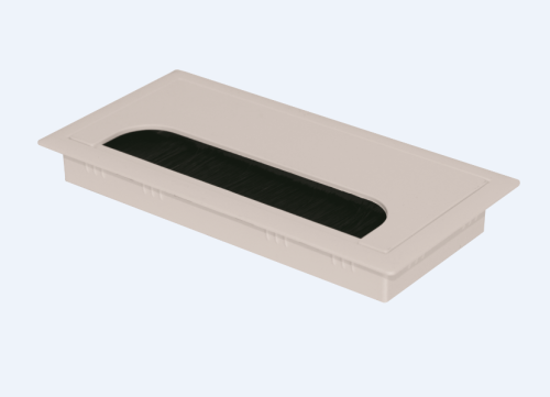 пропуск кабеля  80*160мм белый пластик рк-р80160-10  купить в https://rmkmasterium.ru/