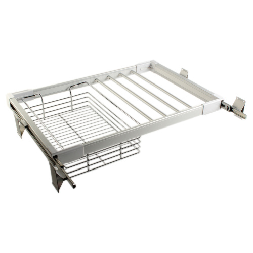 выкатная корзина с вешалкой для брюк в модуль 800 мм (155/764-844/460) купить в https://rmkmasterium.ru/