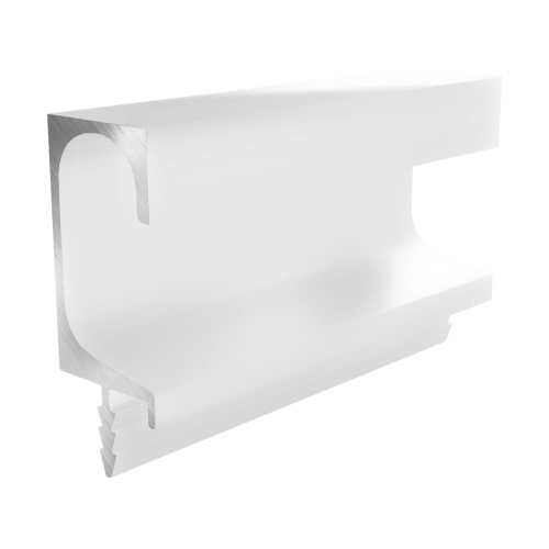 профиль-ручка врезная для кухонных баз "c" lock 5 м белый глянец купить в https://rmkmasterium.ru/