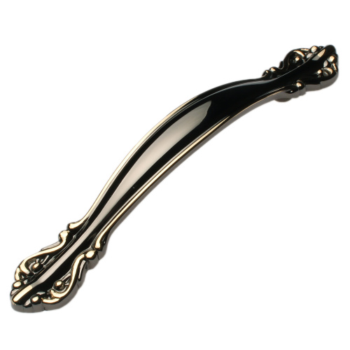 ручка мебельная werona  96мм. чёрный хром (gtv) купить в https://rmkmasterium.ru/