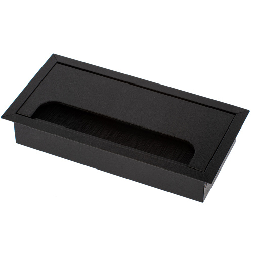 кабель-канал прямоугольный алюминий 80*160 мм pk-80160-20 черный  купить в https://rmkmasterium.ru/