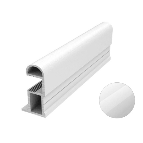 вертикальный профиль elephant полукруглый белый глянец 5,4 м купить в https://rmkmasterium.ru/