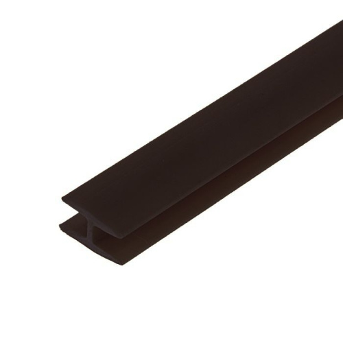 соединительная планка для двп коричневый (2м.) (ral 8016)  купить в https://rmkmasterium.ru/