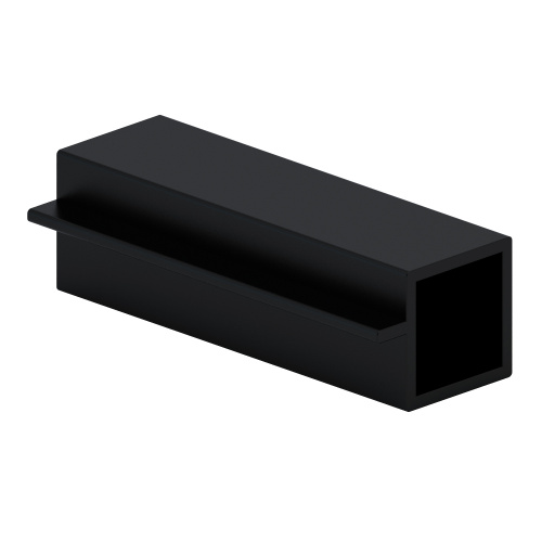 профиль под стекло 3000 мм (черный муар) купить в https://rmkmasterium.ru/