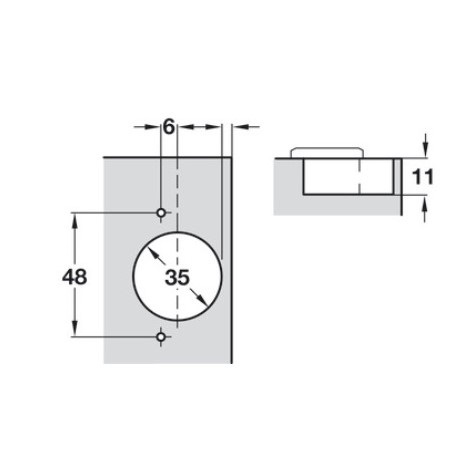 петля duomatik standart угол раскрывания 110 для накладных дверей купить в https://rmkmasterium.ru/