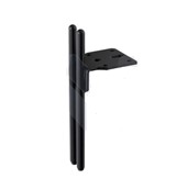 опора двойной штык-02 черно-матовый  купить в https://rmkmasterium.ru/