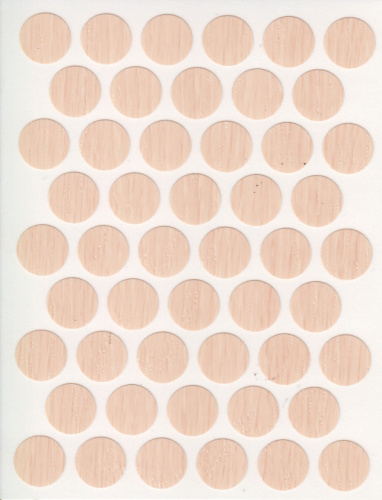 заглушки 14мм под конфирмат самоклеющиеся, липа  mese  рс2123 купить в https://rmkmasterium.ru/